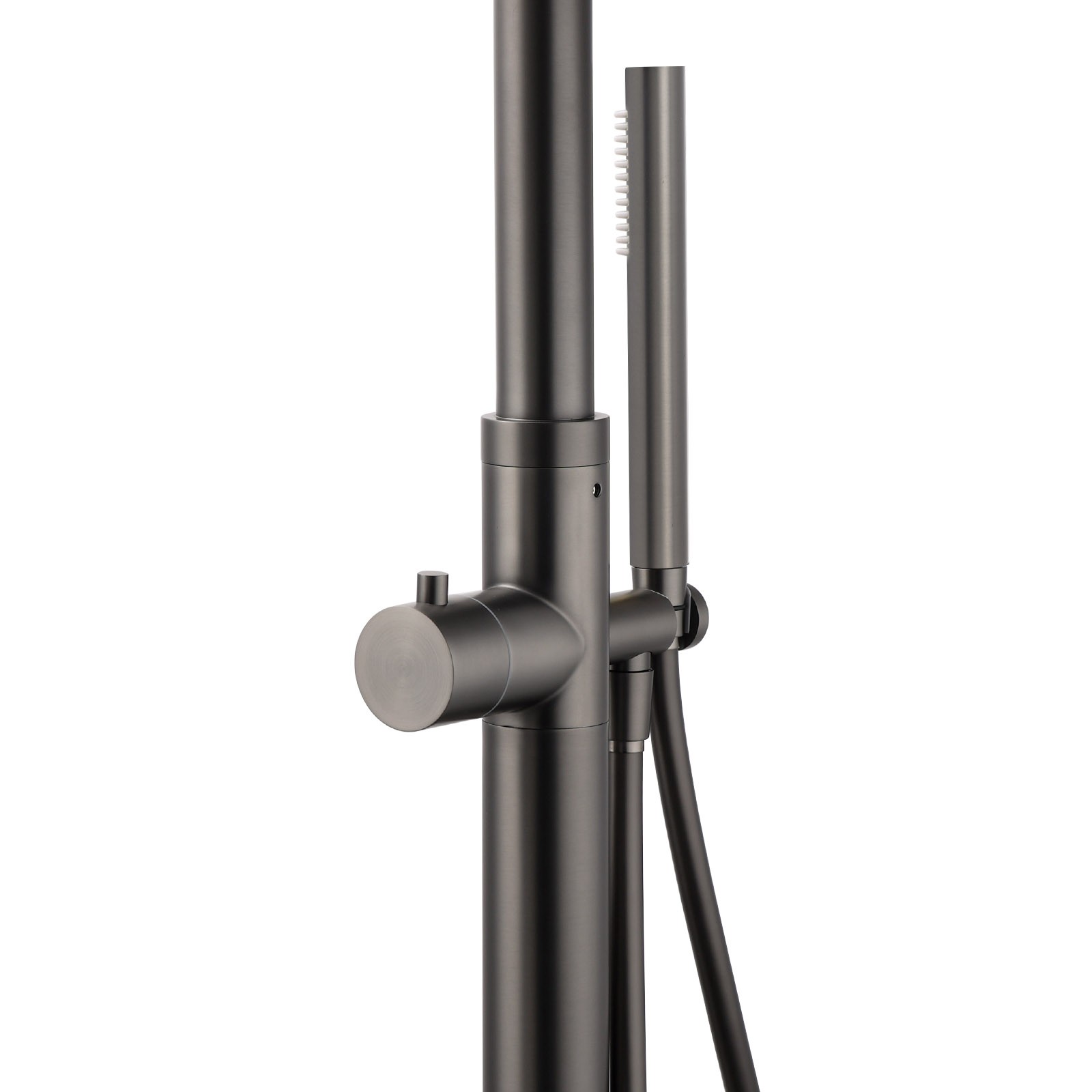 316 SUS WELS Gun Metal Twin Shower Handset Combo Outdoor Bath Rainfall 10" Head โ image 4