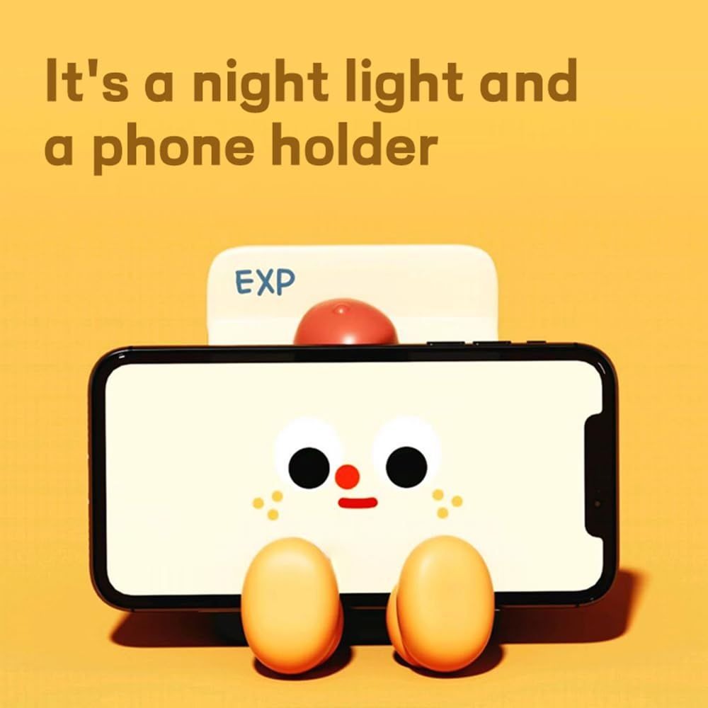 Milk Box Night Light, Fun Night Lamp for Kids, Dimmable Touch Contral Rechargeable Silicone Nursery Lamp, NightLights for Toddler — image 5