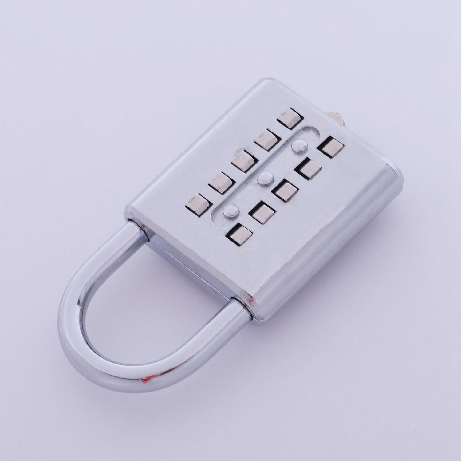 Anti-Theft Button Combination Padlock Digit Push Password Lock Zinc Alloy Security Lock Suitcase Luggage Coded Lock Cupboard โ image 3