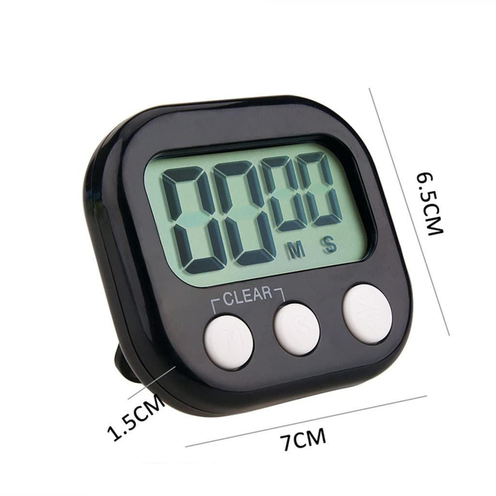 Small Digital Timer for Kitchen Cooking Baking Sports Office Meeting Multi-Function Count Up Countdown Magnetic Backing — image 5