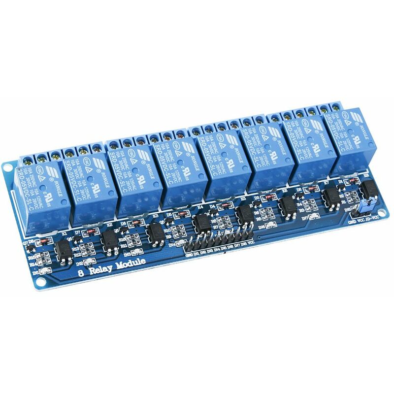 8 Channel 5V Dc Relay Module With Optocoupler 8-Channel Relay Module For Mega 1280 Dsp Arm Pic Avr Stm32 Raspberry Pi โ image 4