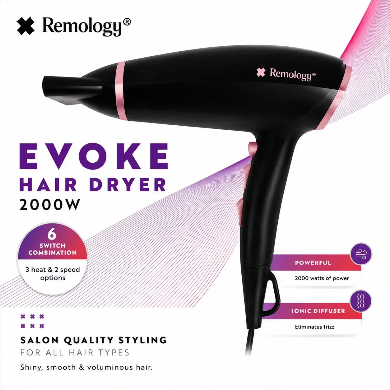Remology Evoke 2000W Professional Hair Dryer โ image 5