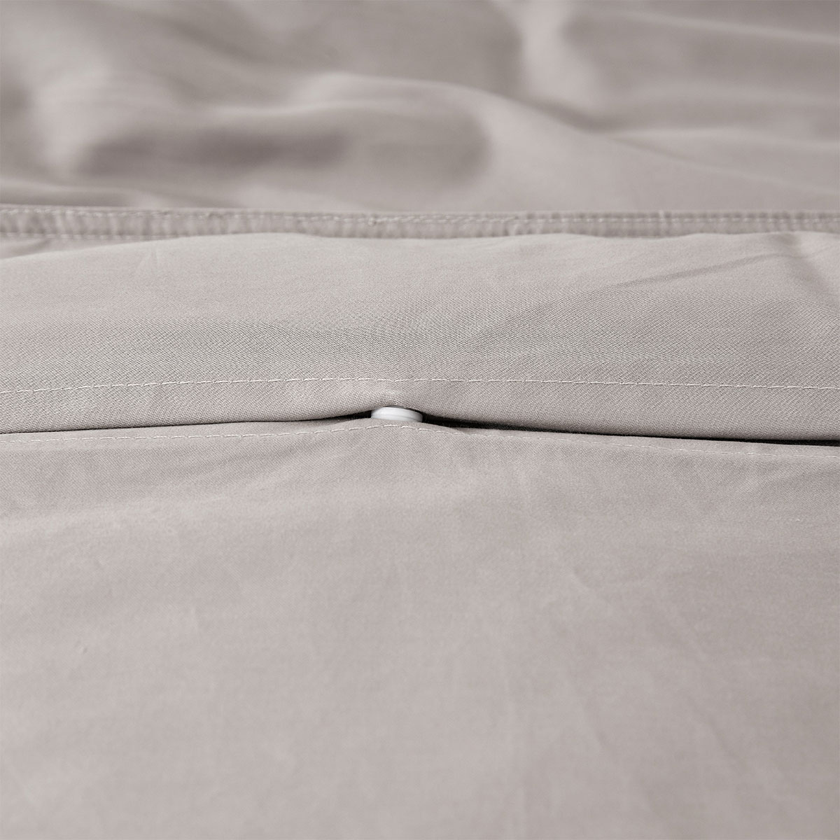 Accessorize Stone 400TC Stone Bamboo Cotton Double Stitched Quilt Cover Set Double โ image 4