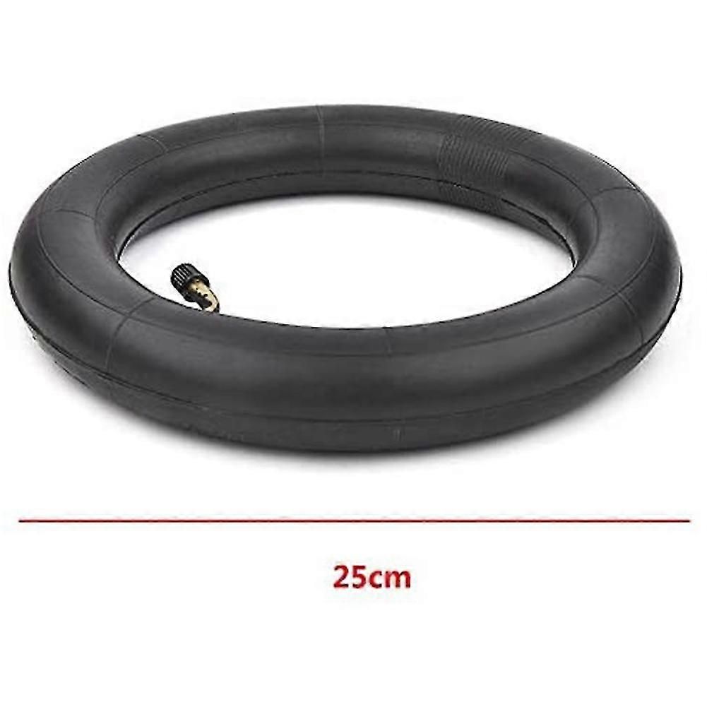 pcs 10 x 2.125 (10 inch) Inner Tube for Scooter for 10x2 Tires 10x1.90 10x1.95 10x2 10x2.125 Electric, Replacement Part, Made of Rubber, Black Color — image 2