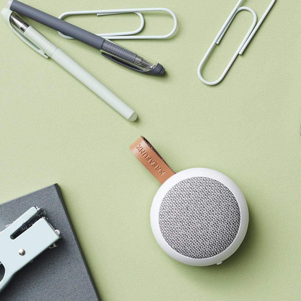 Kreafunk Ago 2 Fabric Bluetooth Speaker - White — image 2