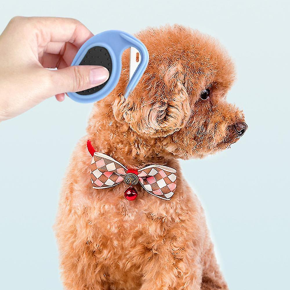 Pet Comb, Dog Grooming, Cat Knotting, Combing, Foot Hair Knife, Dead Knot, Hair Cutting Knife-blue(3pcs) — image 4