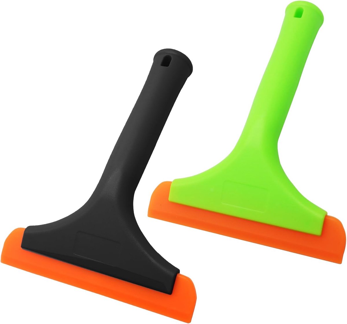 2 pieces - 6 inch car Windshield wiper - small windshield and tile wiper for glass doors - green and black - 15 × 19 cm