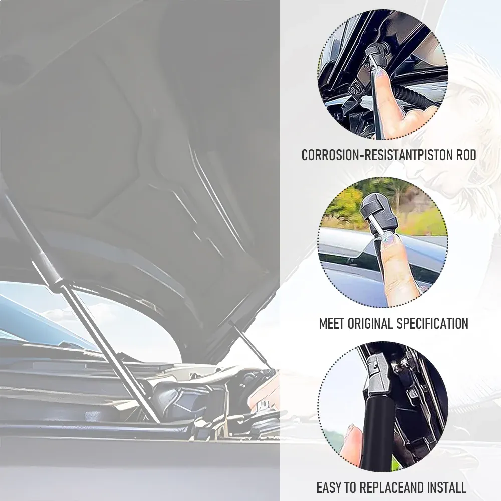 6pcs Premium Gas Struts Kit for Ford Territory SX SY 2004-2011 Bonnet Tailgate Window Glass Direct Replacement Steel Anti-Rust Easy Install โ image 5