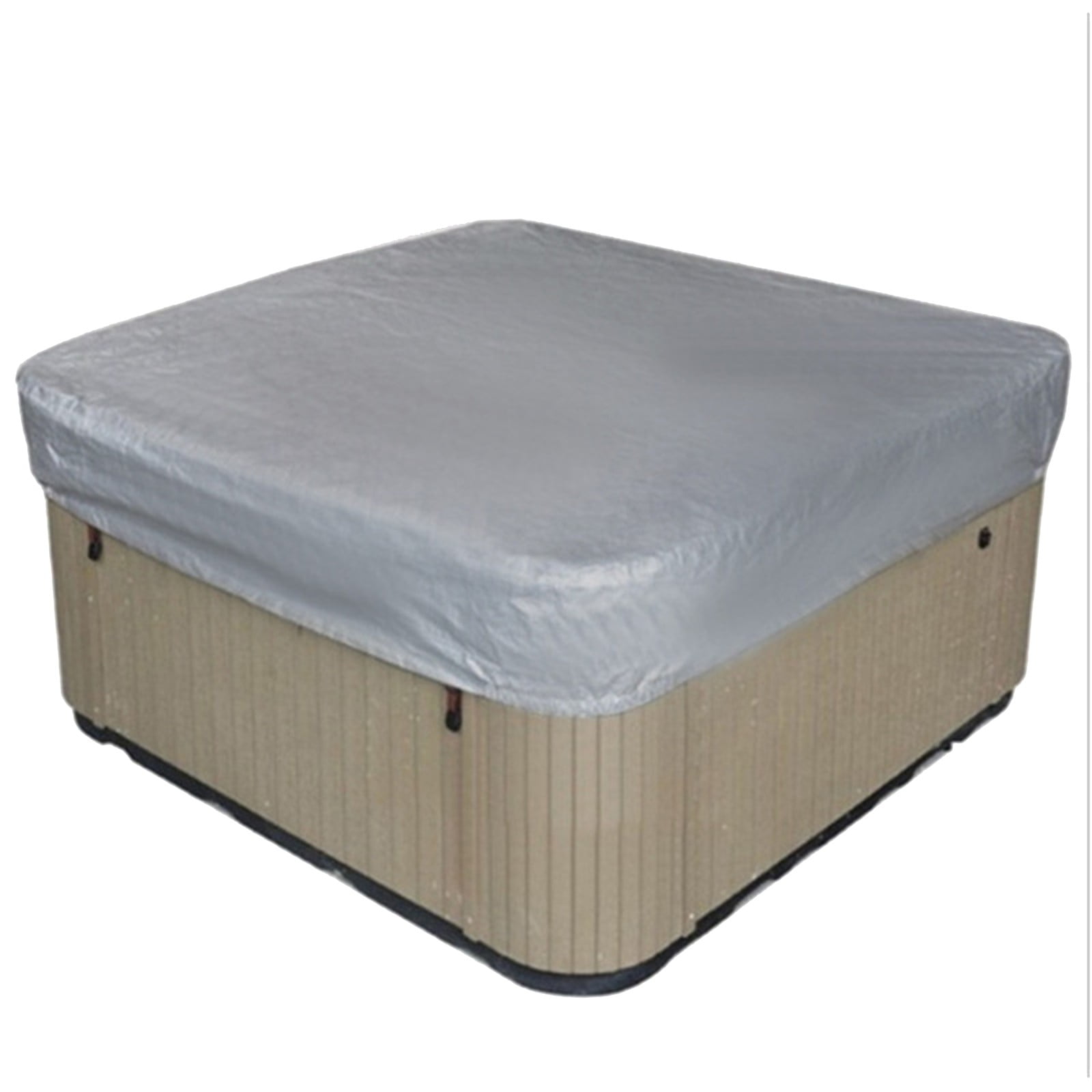 Square Hot Tub Cover - Outdoor Heavy Duty Protector for Patio Spas and Swimming Pools, Hard Covers For Hot Tub Waterproof Dust, Grey, 228 x 30 cm โ image 4