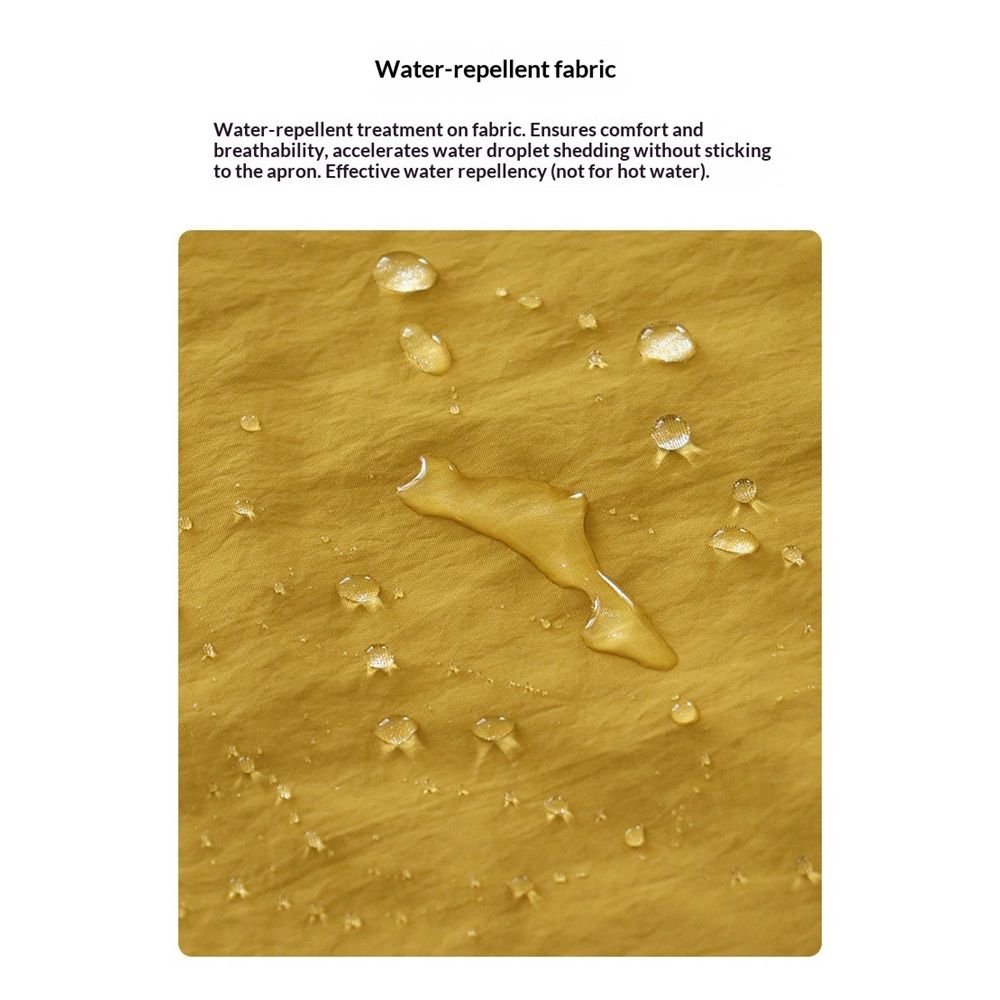 Waterproof Apron for Women with Pockets Barber Smock Buckle Design Hair Stylist Apron for Kitchen Garden Men โ image 4