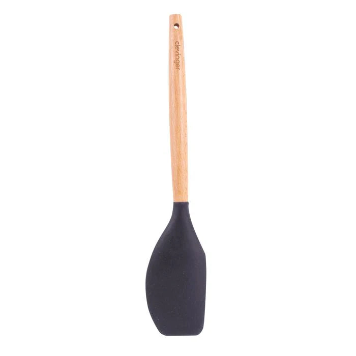 Beechwood & silicone spatula charcoal