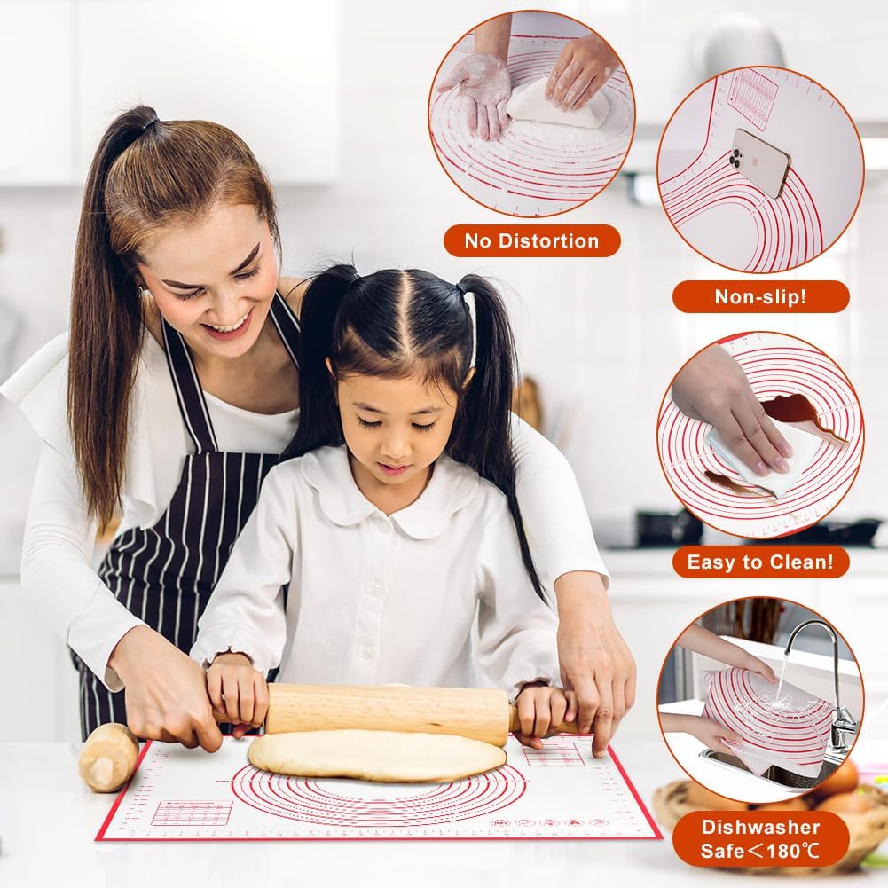 70×50cm silicone rolling pin — image 3