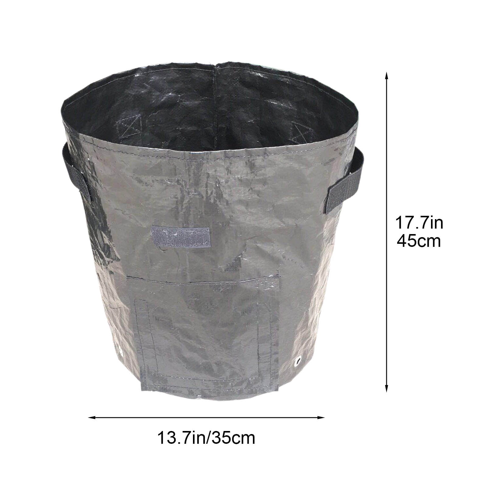 34x35cm Potato Grow Bag with Side Window & Handles 14" x 18" Orange#3 — image 3