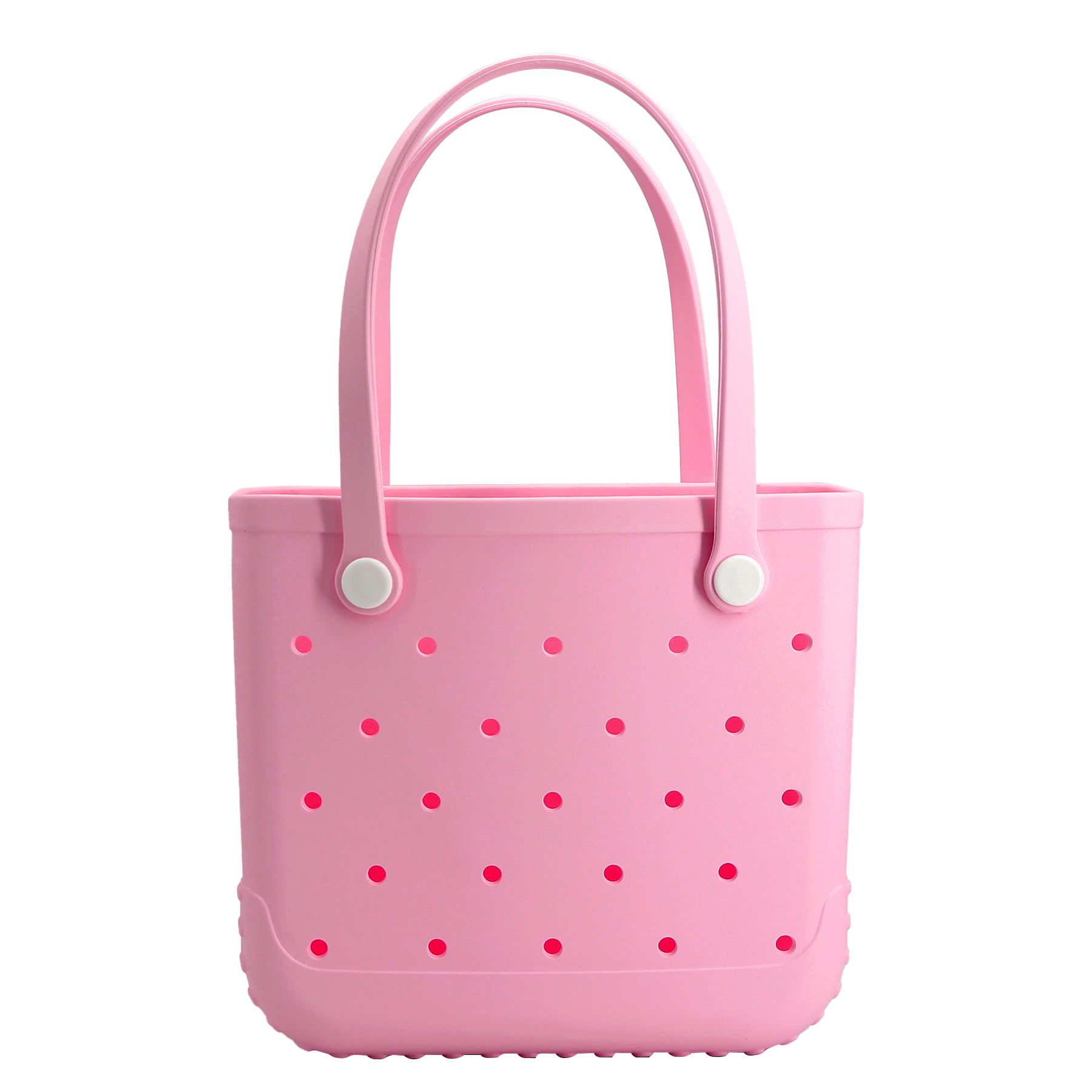 Waterproof Hexagon Mesh Beach Bag - Large Capacity Travel Storage Tote for Swimwear Towel Sunglasses - Pink Medium 37x32x13cm