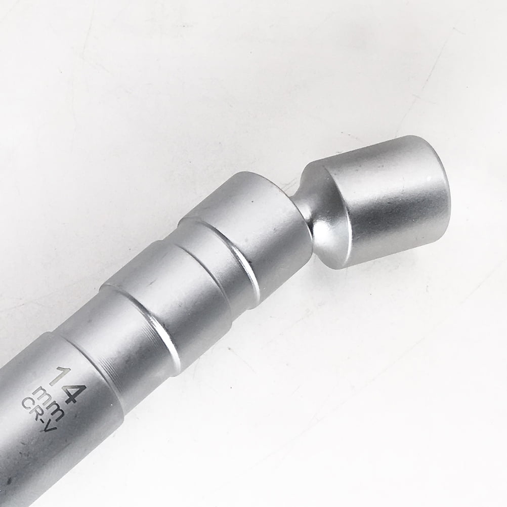 Worgeous Magnetic 12 Angle Spark Plug Sleeve for Car with 14mm 3/8 Drive Suitable for Spark Plugs Removal Tool Socket Silver carbon steel โ image 5