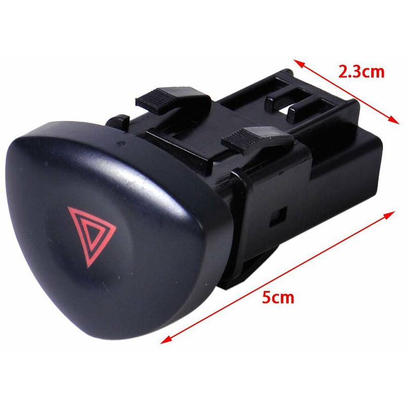 Warning Button Clio 2 Hazard Lights Warning Button For Clio Mk 2 Black 8200442723 — image 4