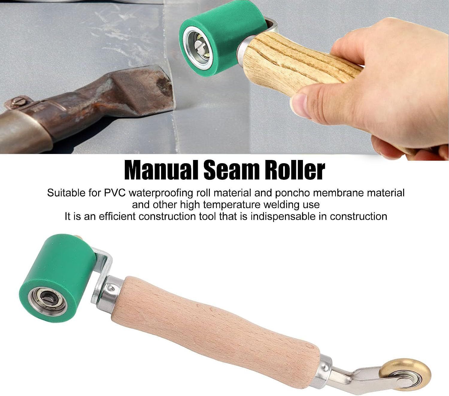 House Paint Rollers, Smoothing Seam Roller Tool, Flooring, Wallpaper Installation Single Ply Roofing and Tape Hot Tools Overlap — image 4