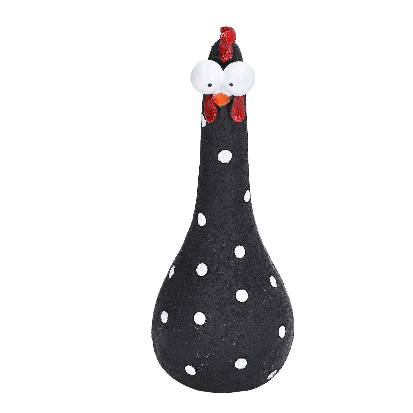 Chicken Statue Long Neck Microlandschaft Hand Crafted Resin Animal Garden Statues for Garden Yard Art DecorationBlack โ image 5