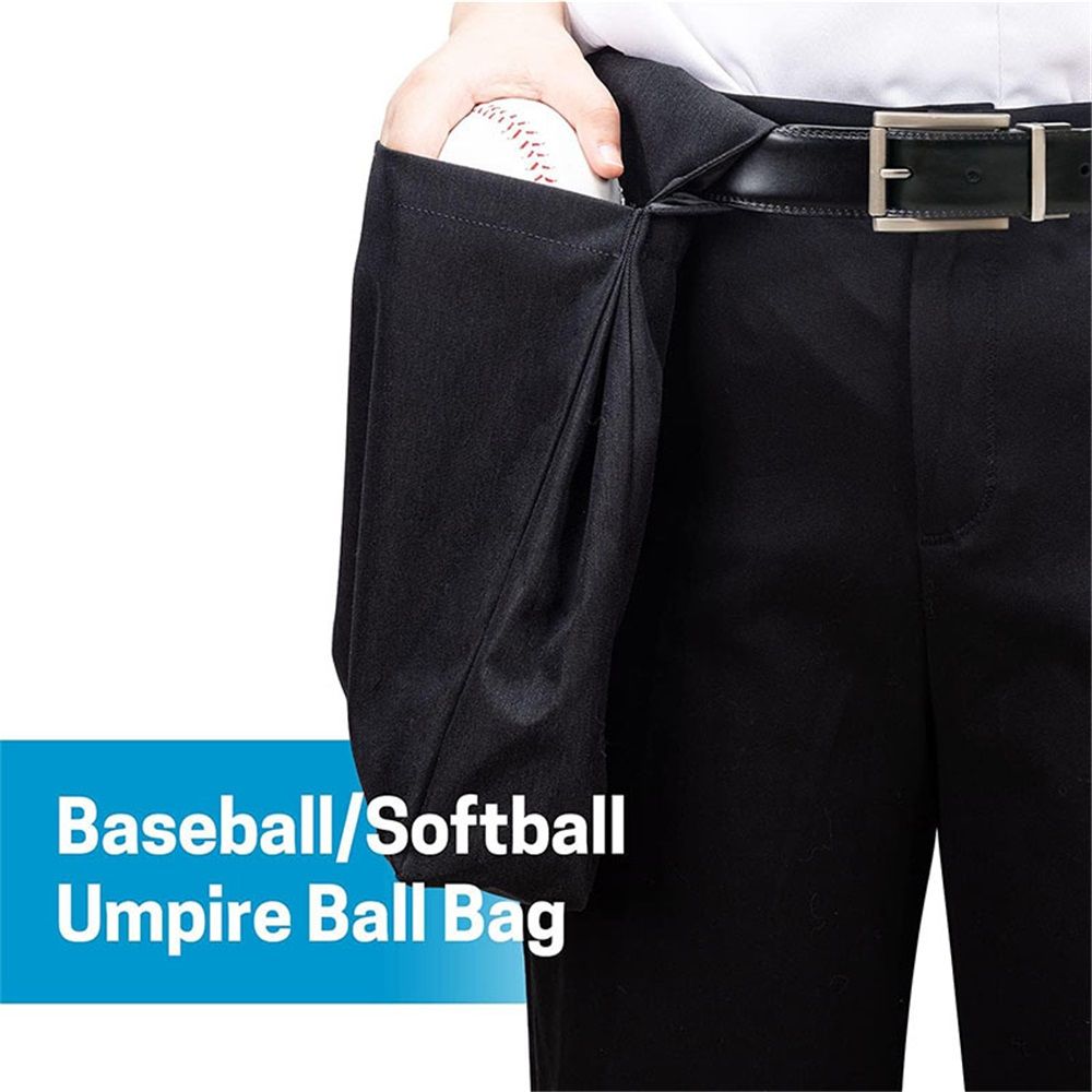 Umpire Ball Bag | Baseball Softball | Umpire Ball Bag for Baseball Softball, Ball Bag (black, 30*8*34cm) — image 5