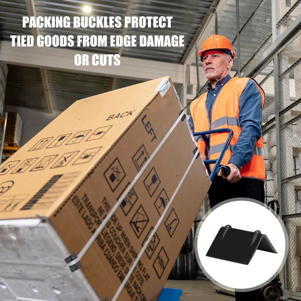 50PCS Thickened L-Shaped Packing Buckle Corner Protectors for Edge Guard Use โ image 6