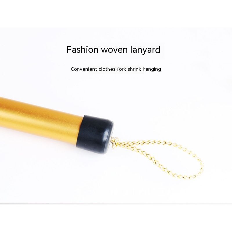 Long Reach Pole Hook Telescoping Reach Stick Aluminium Alloy Adjustable Closet Pole Telescopic Clothing Hook Pole Reaching Pole — image 4