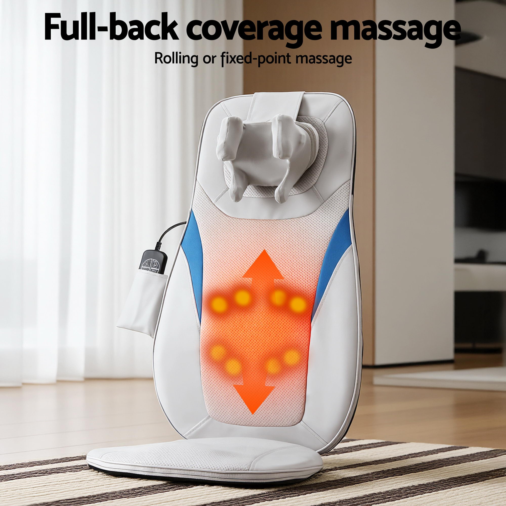Livemor Full Back Massage Cushion 3D Kneading Heating Massage Seats — image 6