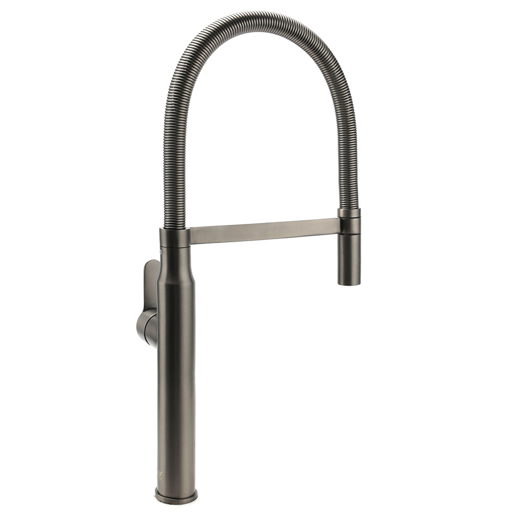 WELS Gun Metal Stainless Steel Pull Out Swivel Kitchen Mixer Sink Tap Spout Faucet โ image 2