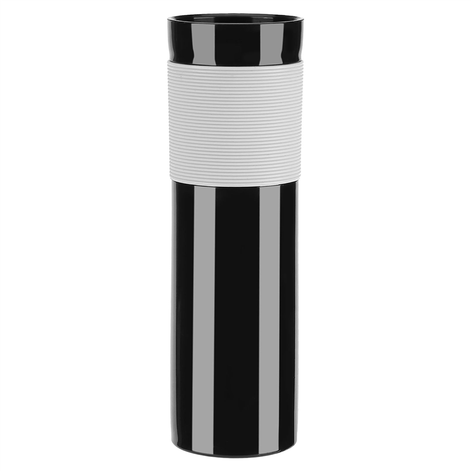 350ml Portable Coffee Press Bottle Tea Coffee Maker Drinking Water Cup for Travelling Black — image 4