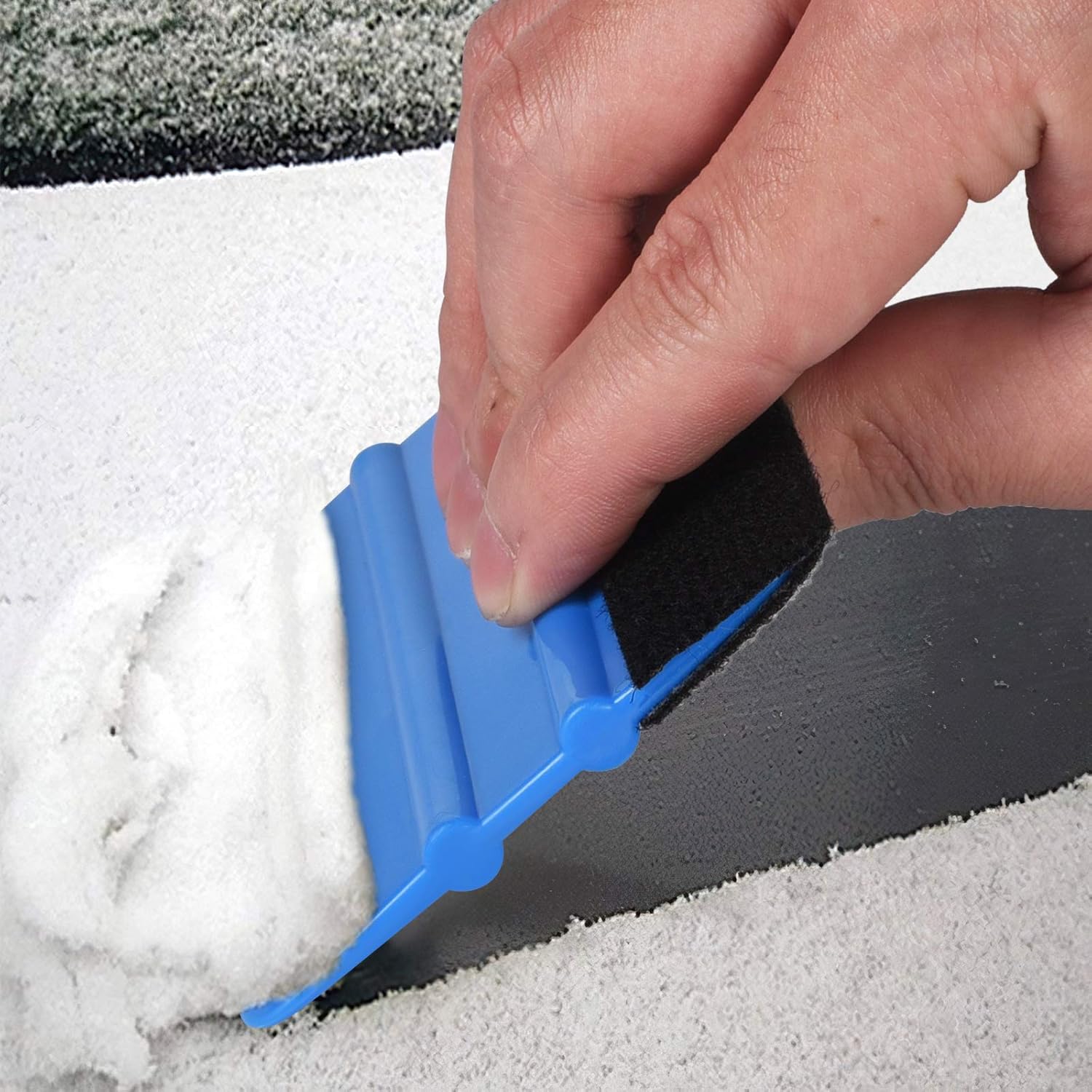 Durable Black Felt Edge Vinyl Squeegee Tool 4-Inch, Car Vinyl Film Wrapping Decal Window Tint Work, Professional Scratch Free Squeegee (Pack of 3) — image 6