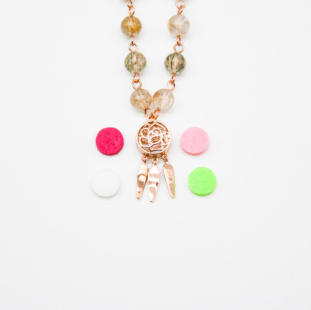 Gift Box - Rose Gold Aroma Necklace + Purify Oil Blend โ image 6