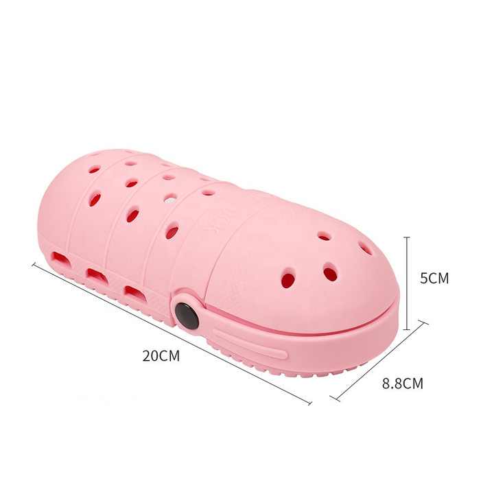2 Pcs Purple Portable Makeup Brush Holder - Silicone Cosmetic Organizer with 21 Slots, Washable, 20x8x5cm, 170g(makeup brush not included) โ image 3