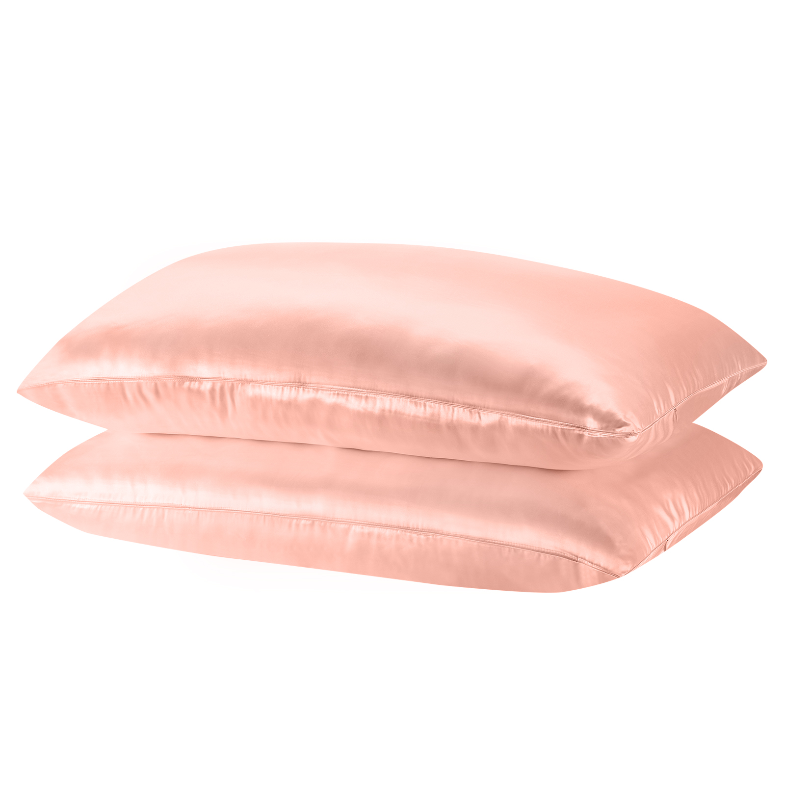 Royal Comfort Mulberry Soft Silk Hypoallergenic Pillowcase Twin Pack 51 × 76cm - Blush — image 3