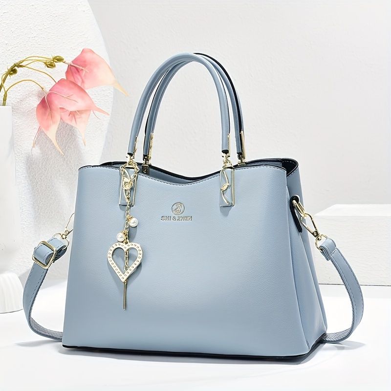 Single-Shoulder Handbag Cross-Body Handbag Pink Handbag Stylish Handbag Travel - Red - Size 27-13-19 โ image 5