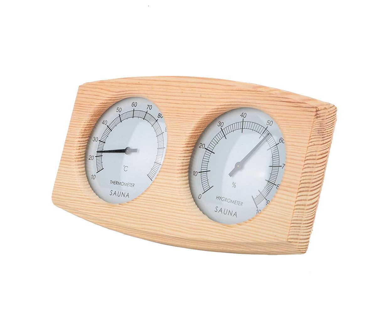 2 in 1 Sauna Room Wooden Thermometer Hygrometer Steam Temperature Humidity Meter โ image 5