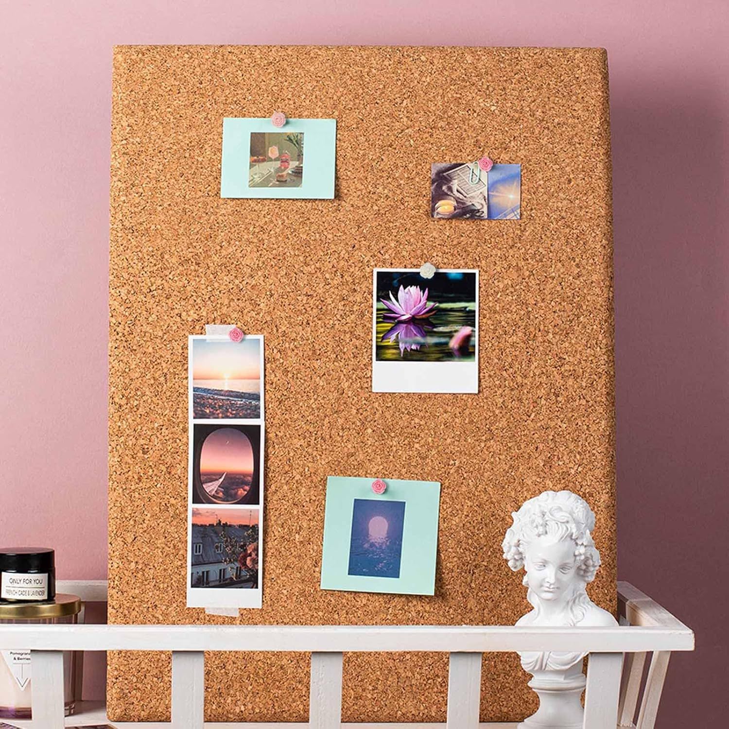 Push Pins for Cork Board - Cuttte 120pcs Decorative Push Pins with Case, Cute Thumb Tacks and Pushpins for Bulletin Board, 3 Colors Flower Pushpins โ image 4