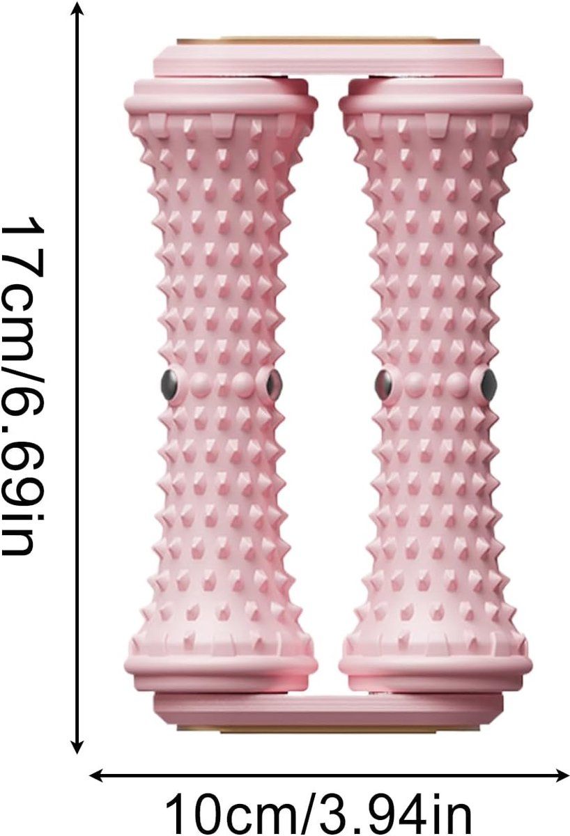 Foot Massager Roller, Foot Roller, Circulation, promoting foot massage, for fitness, relaxation, and sports recovery, Pink — image 5