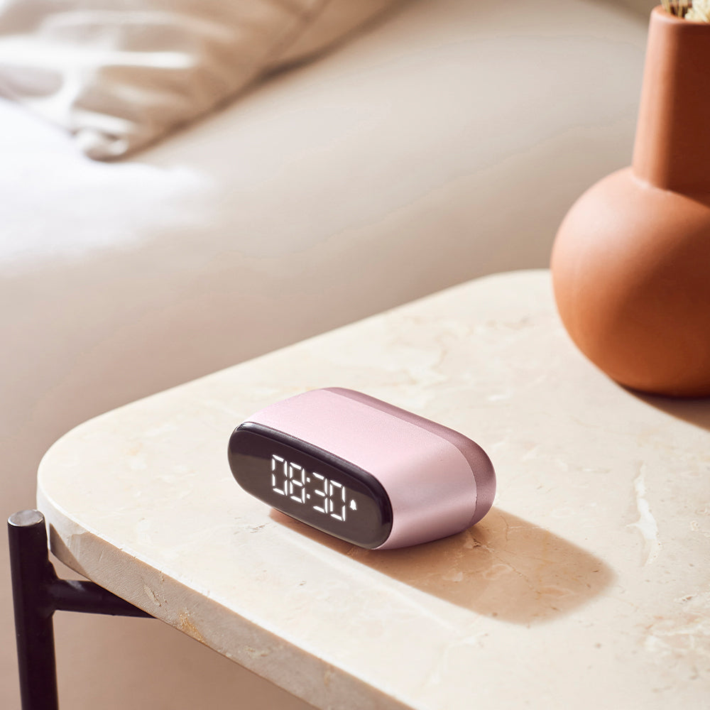 Lexon Minut Mini Alarm Clock - Pink โ image 4