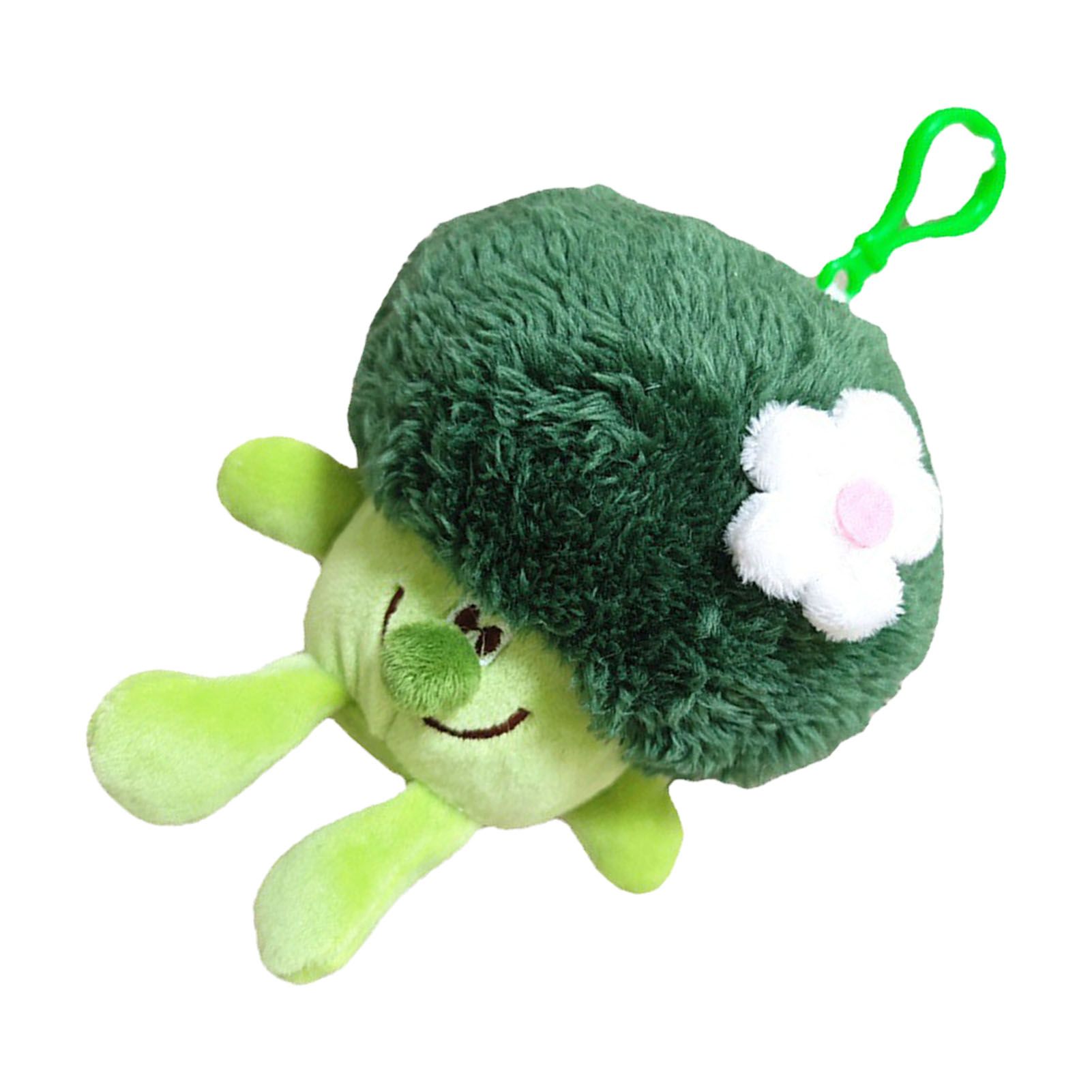 Plush Pendant Cute Broccoli Shape Stuffed Toy PP Cotton Vegetable Pendant for Keychain Keyring Bag Large — image 3