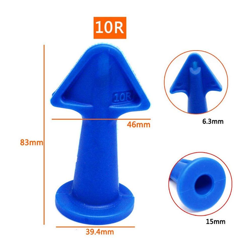 4 pcs Caulking Tool Sealant Finishing Tools Rubber Caulking Finisher Nozzle for Kitchen Bathroom Window Tiles Bricks โ image 3