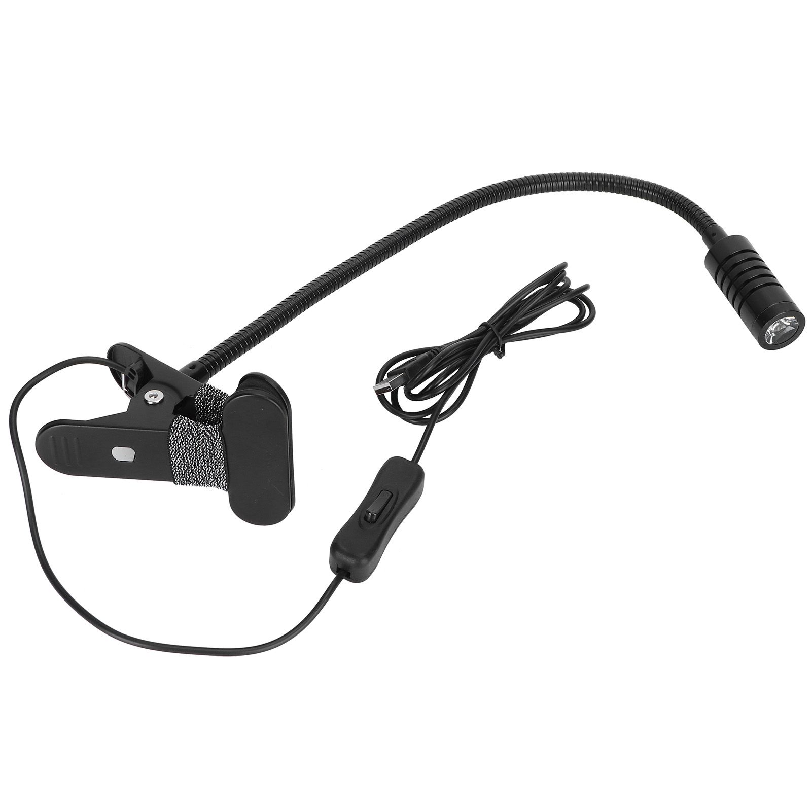 Student Reading Clipon Light 360° Flexible Neck Lamp USB Power Supply Clamp Light — image 5
