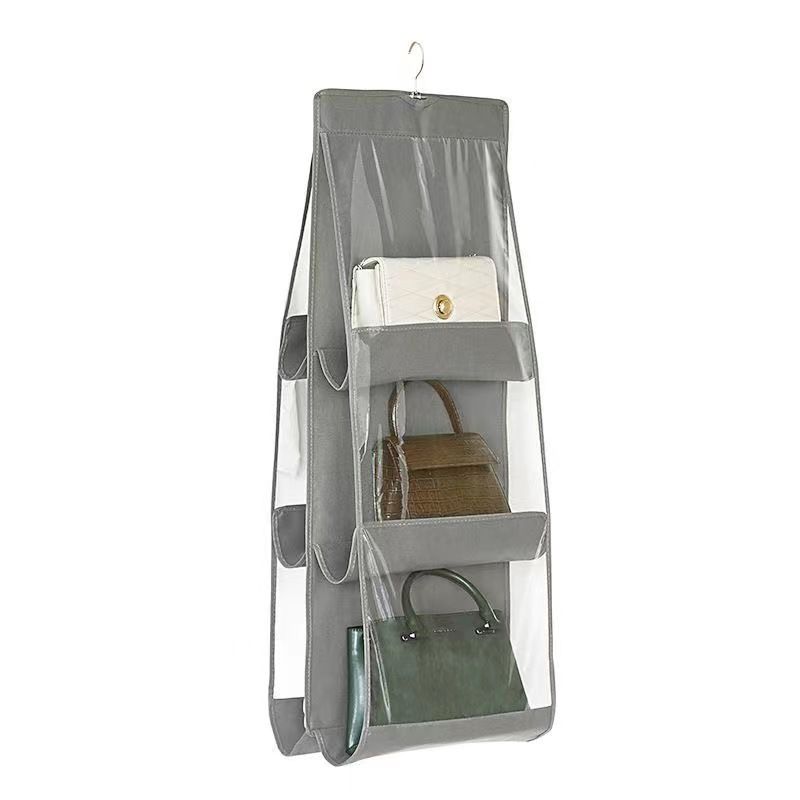 Handbag Storage Hanging Purse Organizer Bedroom Organization Dust-Proof Holder Bag for Wardrobe Closet （2pcs） — image 2