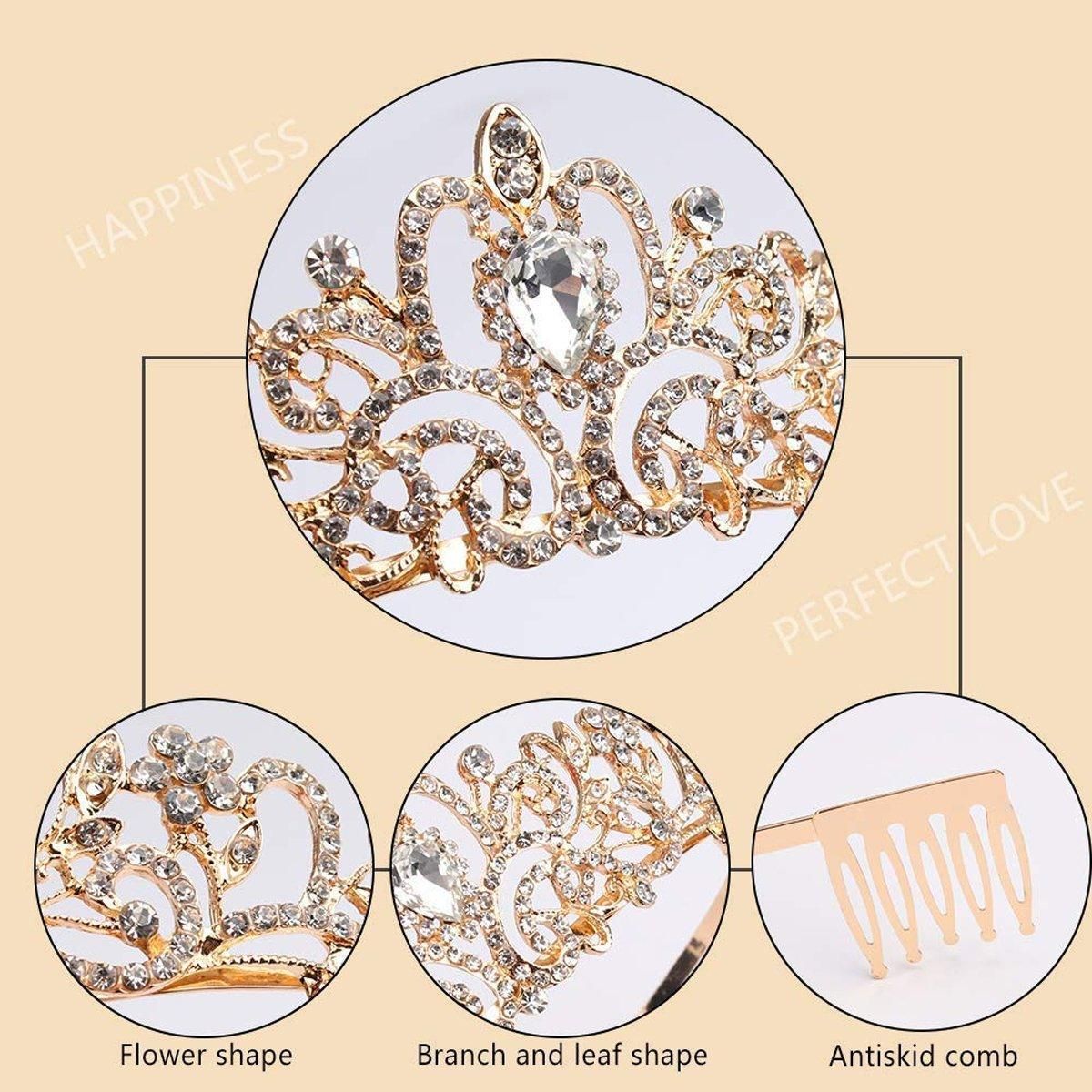 Crown Tiara Headband for Princess Wedding Party Bridal Costume Accessories — image 4
