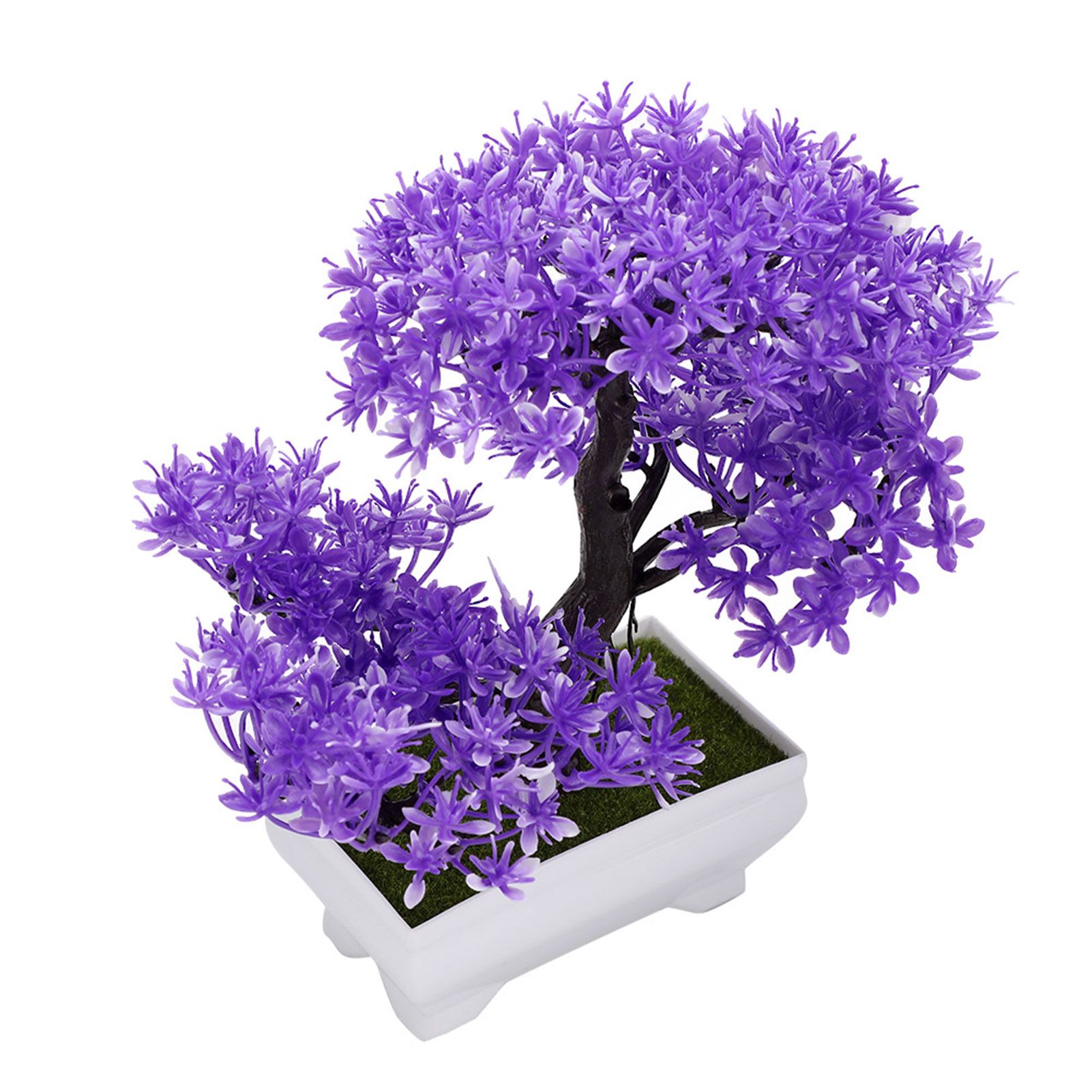 Artificial Bonsai Fake Blossom Flower Potted Plant Home Office Decor — image 3