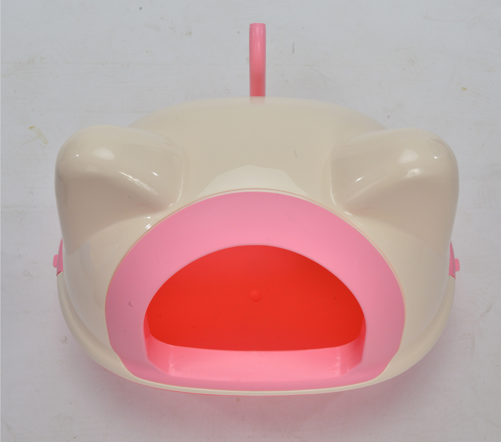 YES4PETS Medium Hooded Cat Toilet Litter Box Tray House With Scoop Pink โ image 3