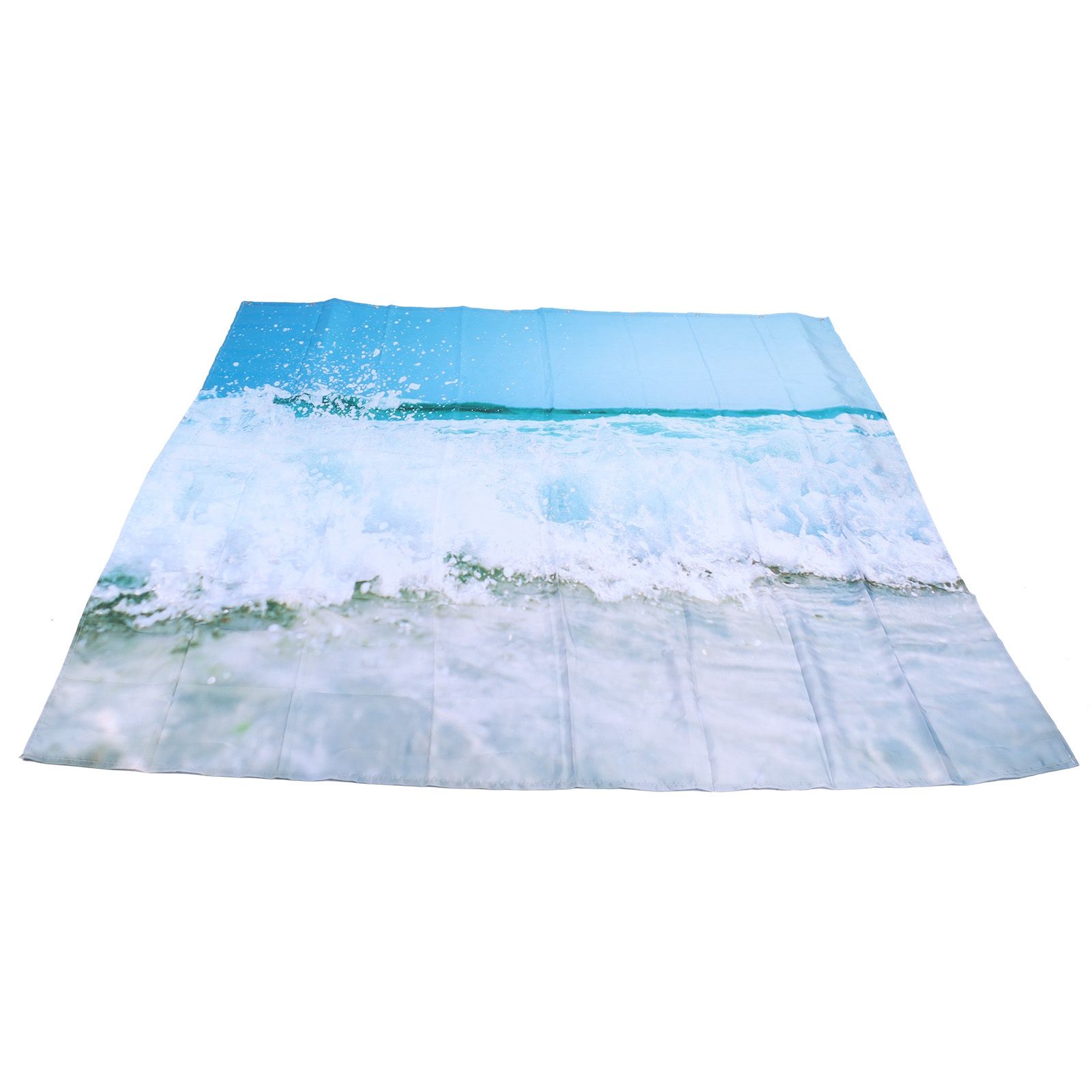 Free Punch Shower Curtain with Hook Waterproof Bath Curtain for Home Bathroom Supplies150x180 cm — image 3