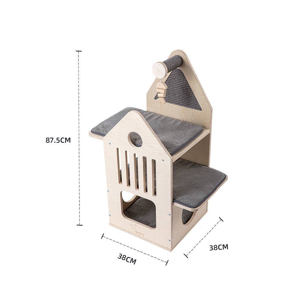 HONEYPOTCAT Cosy Cat Villa - 87.5cm — image 2