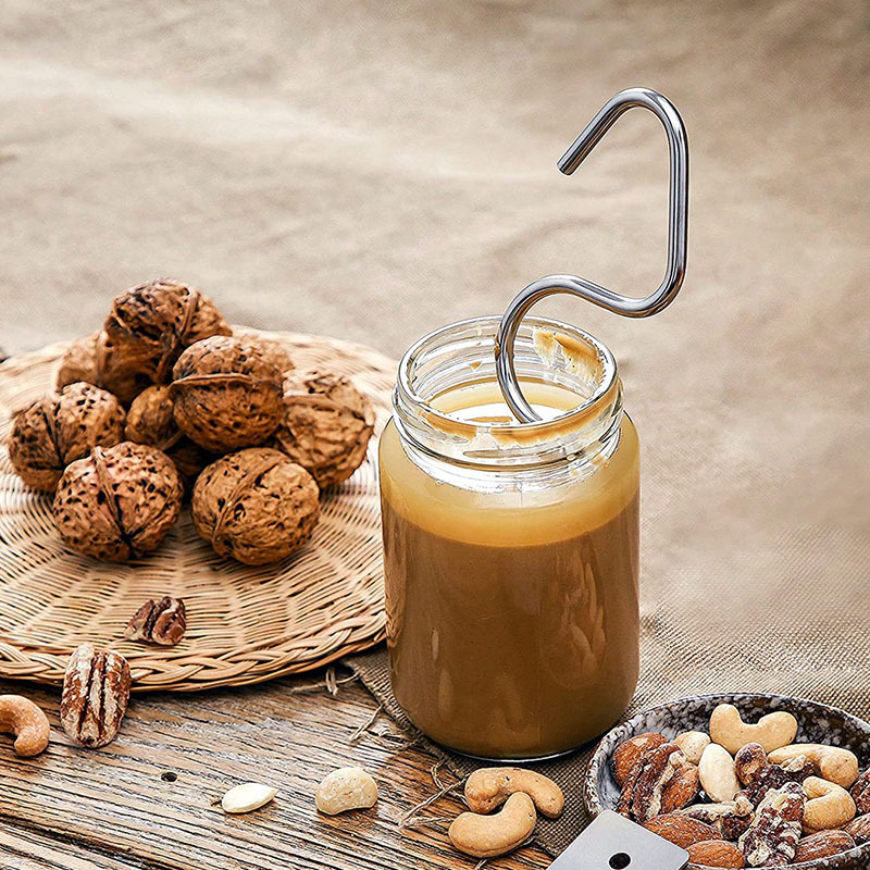 4 Pack Stainless Steel Peanut Butter Stirrer - Food Grade Nut Butter Mixer Tool for 16-35 oz Jars - Durable Kitchen Gadget for Australian Homes โ image 3