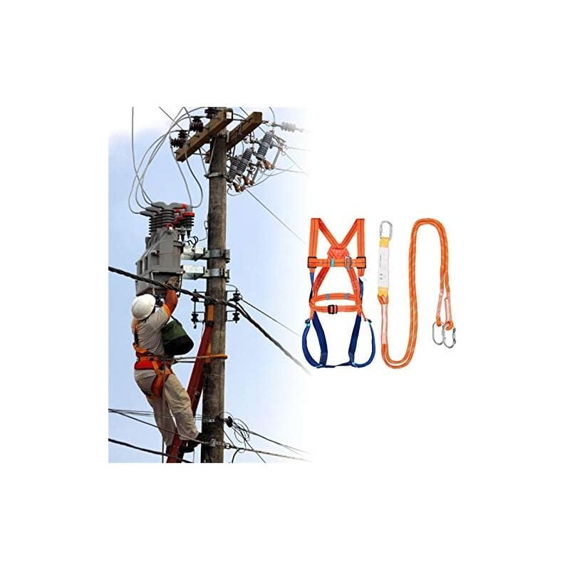 Full Body Harness Fall Protection Kit for Belt, Safety Belt, Rescue Rope โ image 4