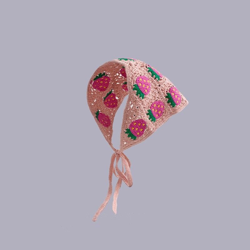 5 Pieces Crochet Hair Bandana Floral Hair Scarf Boho Head Vintage Headbands Triangle Hair Tie Handmade Hair Accessories β image 4