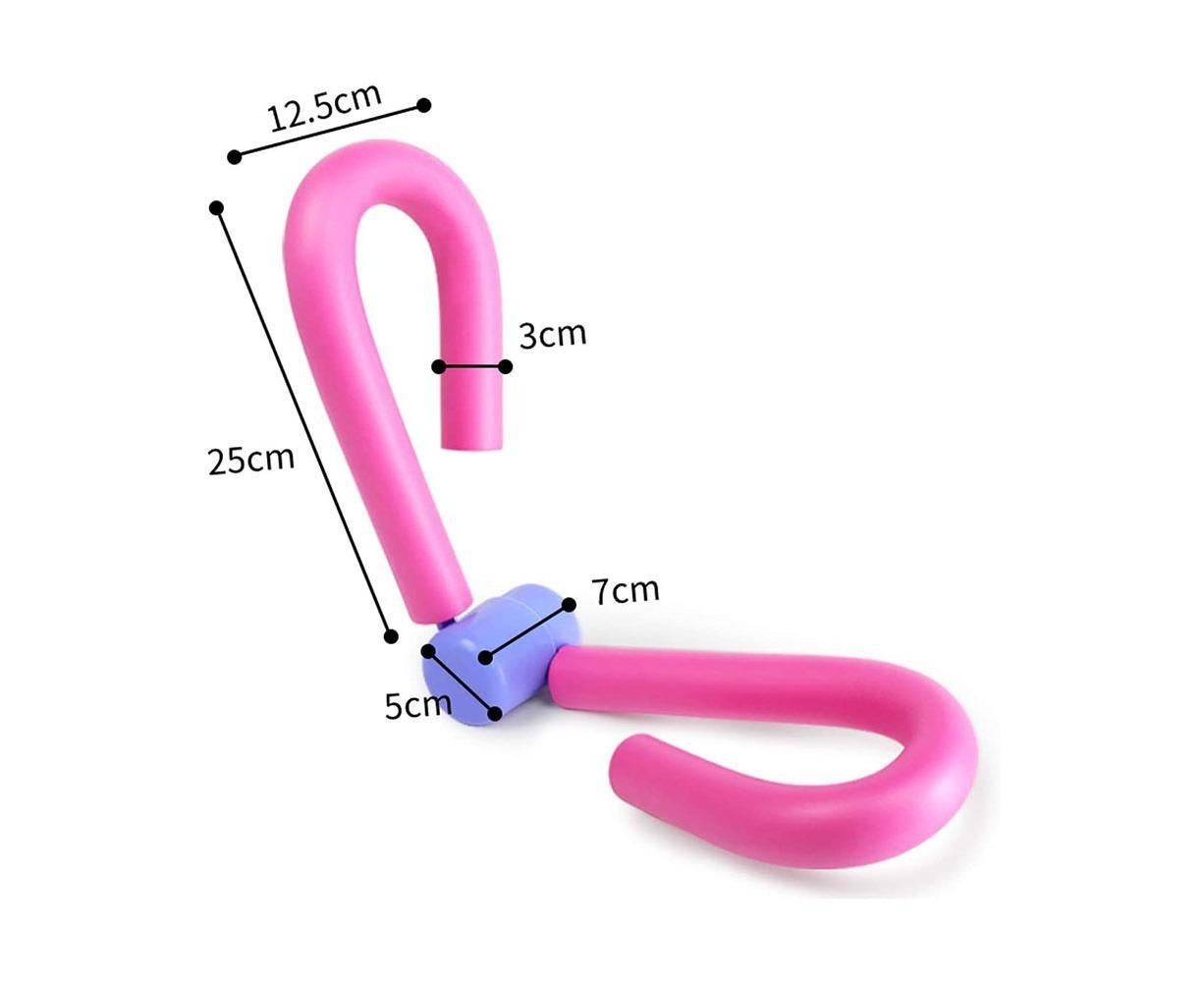 Thigh Master Trainer Exerciser, Thigh Trimmer Leg Exercise Thin Legs Training Device Weight Loss Home Gym Trainer Equipment for Women and Men - Pink — image 5